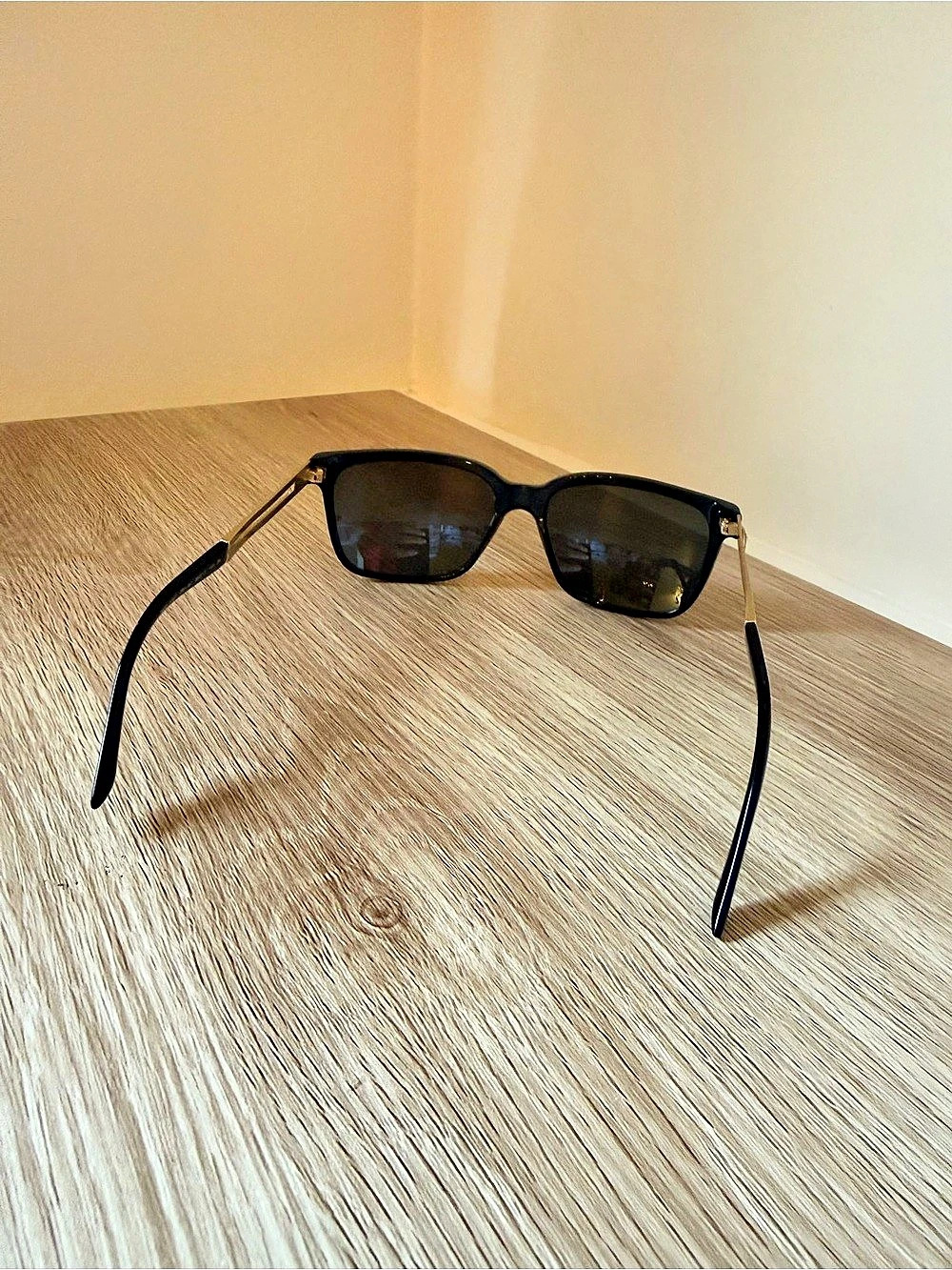 Versace Greca Medusa Sunglasses in Black & Gold